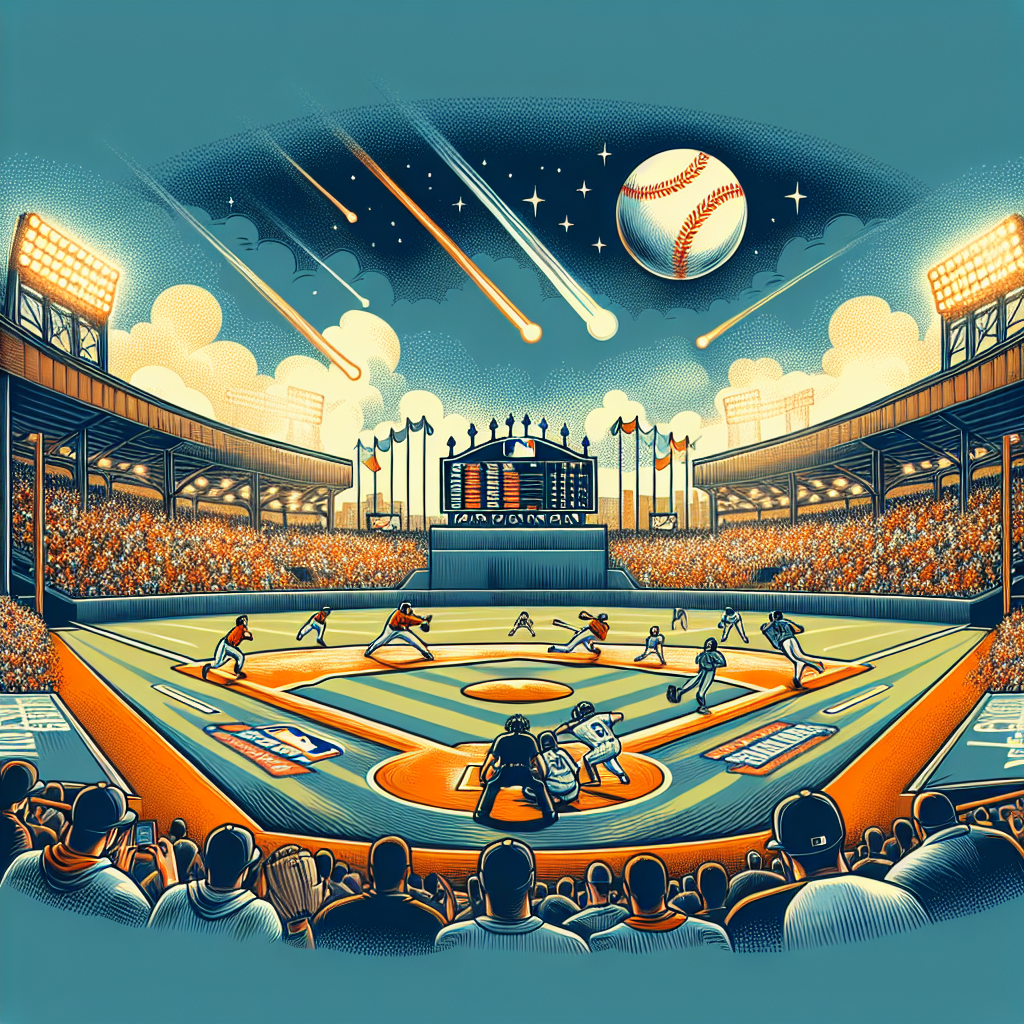 mlb季後賽, professional blog illustration, high quality, suitable for blog post, no text or watermarks