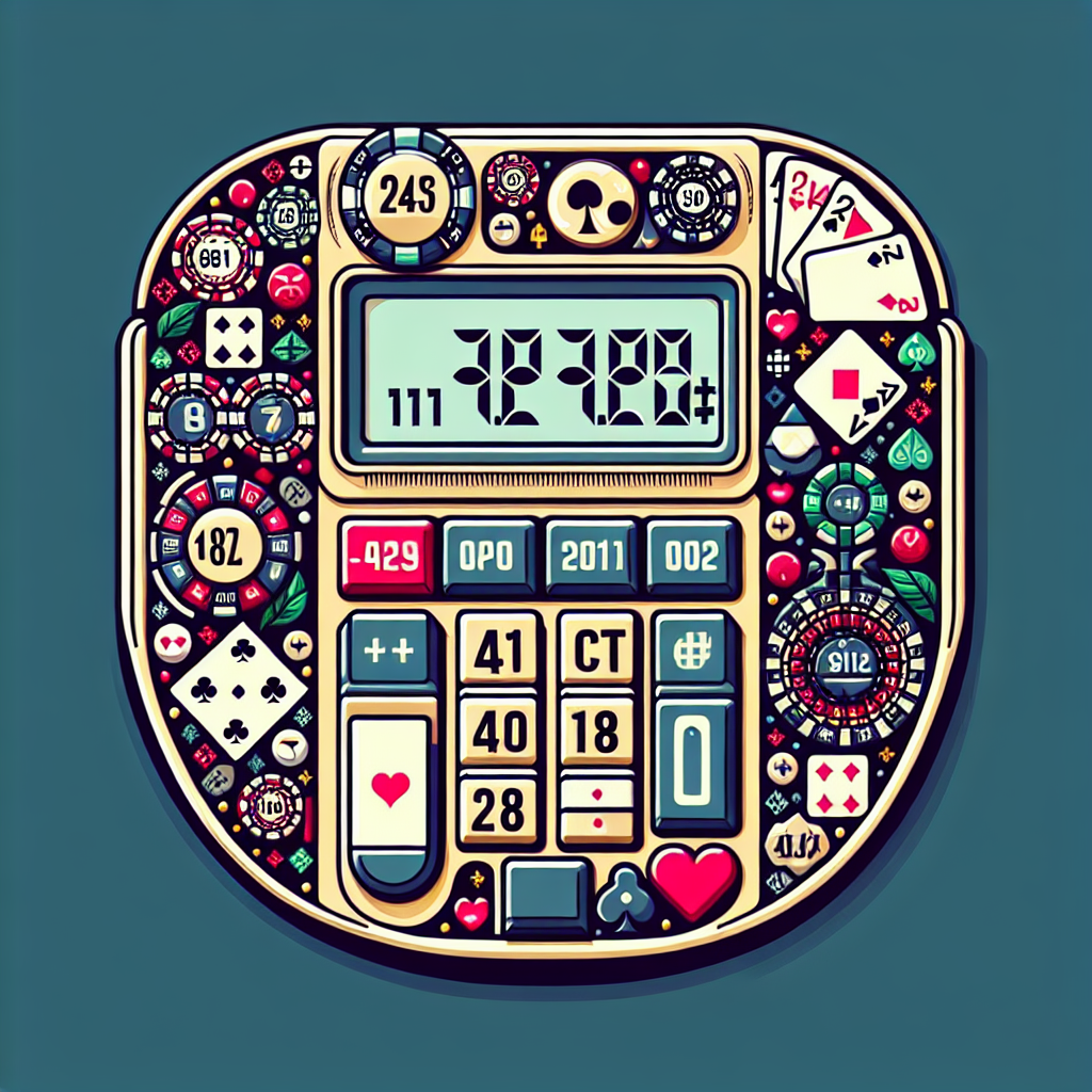 德州撲克勝率計算器, modern digital art style, high quality, suitable for blog post, no text or watermarks