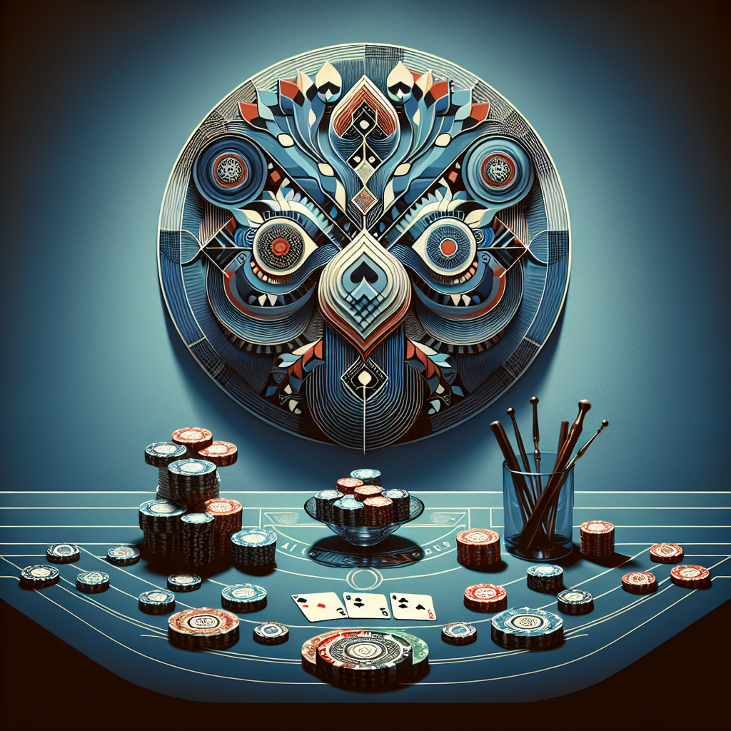 百家樂如何看規律, modern digital art style, high quality, suitable for blog post, no text or watermarks
