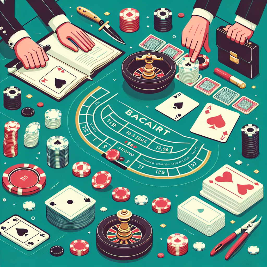 百家樂如何看路, professional blog illustration, high quality, suitable for blog post, no text or watermarks